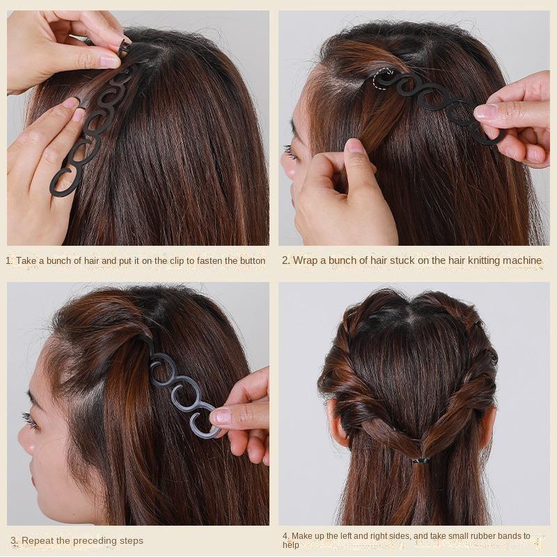 6pcs Hair Styling Set DIY Braiding Tool Magic Hair Accessories Kit