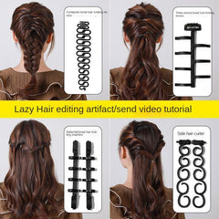 6pcs Hair Styling Set DIY Braiding Tool Magic Hair Accessories Kit