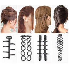 6pcs Hair Styling Set DIY Braiding Tool Magic Hair Accessories Kit