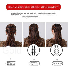 6pcs Hair Styling Set DIY Braiding Tool Magic Hair Accessories Kit