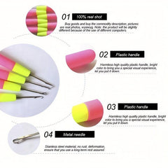 5pcs Crochet Needles for Jumbo Micro Braids and Wigs
