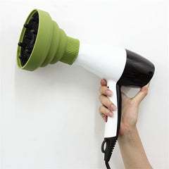 High Temp Resistant Silicone Hair Dryer Hood Folding Curling Hood