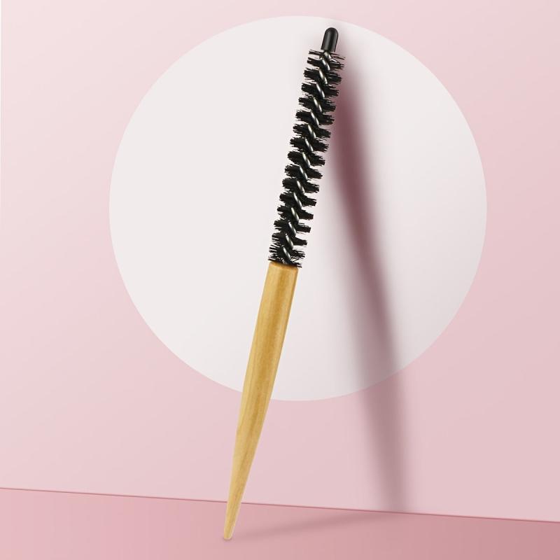 Small Round Hair Brush Teasing Brush for Hair Styling Volumizing Bangs