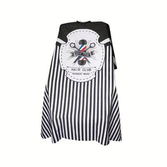 Striped Hair Cutting Cape Waterproof Barber Salon Hair Styling Cloak