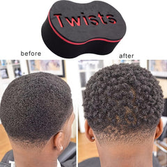 Magic Twist Hair Sponge Barber Hair Brush Afro Curl Coil Wave Styling
