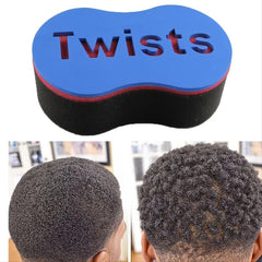 Magic Twist Hair Sponge Barber Hair Brush Afro Curl Coil Wave Styling