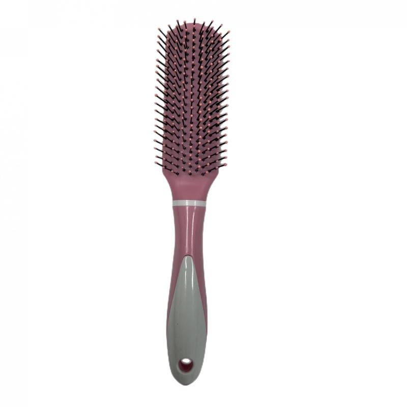Professional Nine Row Hair Styling Brush Comb for All Hair Types