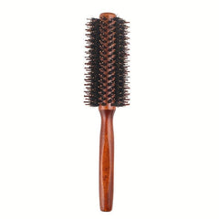Boar Bristle Hair Brush Wooden Handle Detangle Style Hair