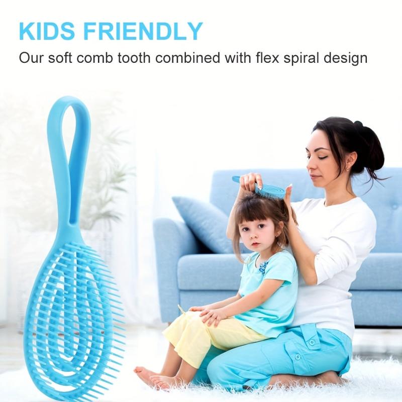 Detangling Hair Brush for Wet and Dry Hair Soft Bristles for All Hair Types