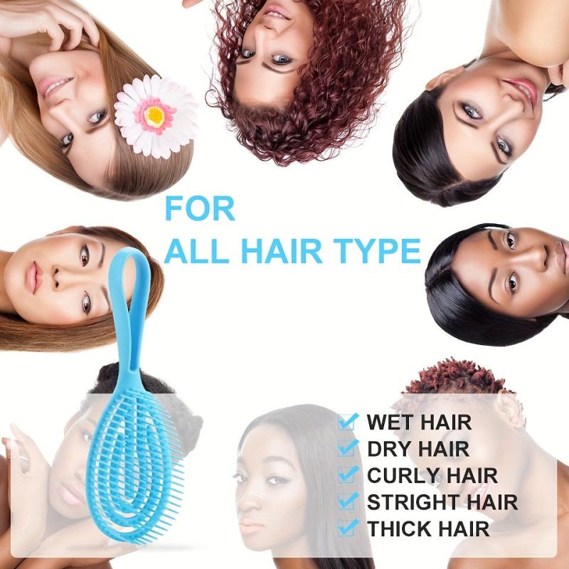 Detangling Hair Brush for Wet and Dry Hair Soft Bristles for All Hair Types