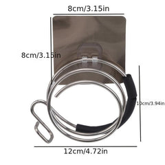 Hair Dryer Holder Wall Mount Adhesive Bathroom Salon Tools