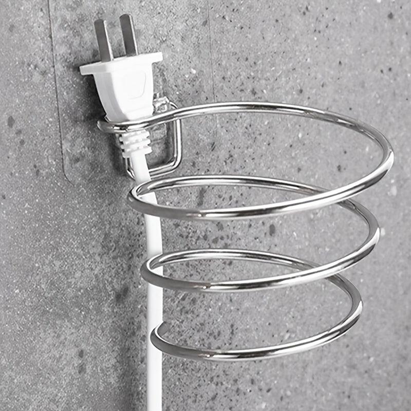 Hair Dryer Holder Wall Mount Adhesive Bathroom Salon Tools
