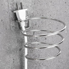 Hair Dryer Holder Wall Mount Adhesive Bathroom Salon Tools