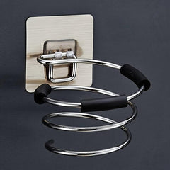 Hair Dryer Holder Wall Mount Adhesive Bathroom Salon Tools