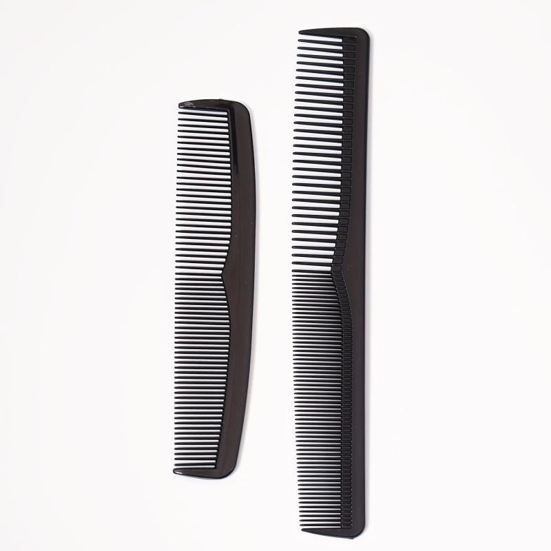 2pcs Anti Static Heat Resistant Hairdressing Comb Fine Tooth Comb