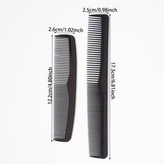 2pcs Anti Static Heat Resistant Hairdressing Comb Fine Tooth Comb