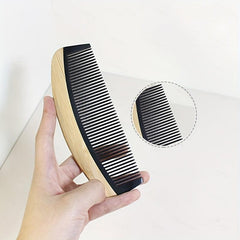 Anti Static Bamboo Wooden Hair Comb for Detangling and Styling