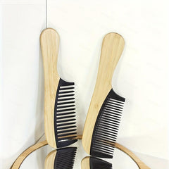 Anti Static Bamboo Wooden Hair Comb for Detangling and Styling