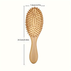 Healthy Hair Brush Wooden Comb Bamboo Hairbrush Massage Scalp Care