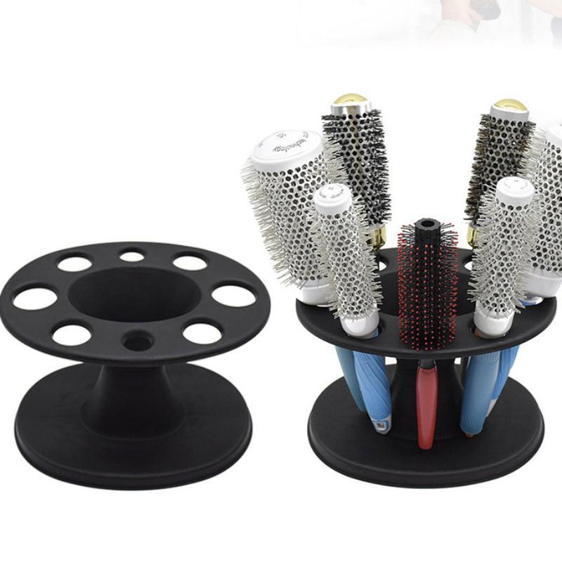 Hair Roller Comb Stand Ceramic Brush Holder Display Rack