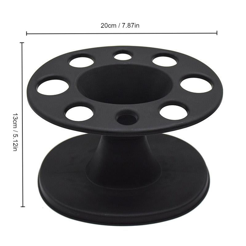 Hair Roller Comb Stand Ceramic Brush Holder Display Rack