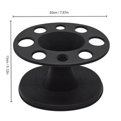 Hair Roller Comb Stand Ceramic Brush Holder Display Rack