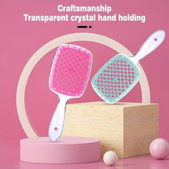 Large Curved Comb Fluffy Styling Hair Comb Massage Scalp Plastic Detangling