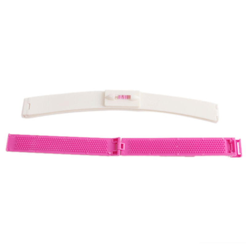 2pcs DIY Hair Styling Tools Magic Fringe Ruler Set
