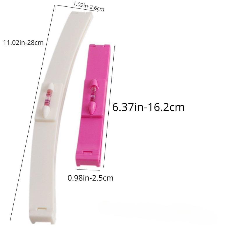 2pcs DIY Hair Styling Tools Magic Fringe Ruler Set