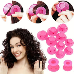 10 Mushroom Bell Curler for DIY Wavy Curly Hair Large and Small Sizes