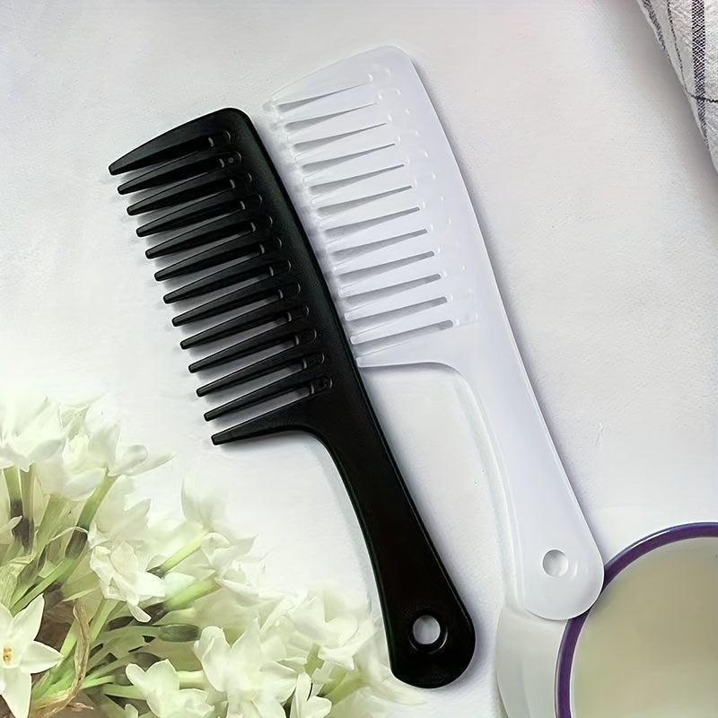 Wide Tooth Comb Anti static Hairdressing Plastic Comb Large Wide Tooth Comb