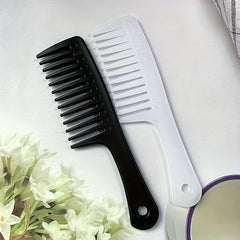 Wide Tooth Comb Anti static Hairdressing Plastic Comb Large Wide Tooth Comb