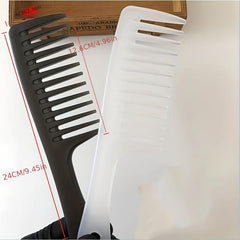 Wide Tooth Comb Anti static Hairdressing Plastic Comb Large Wide Tooth Comb