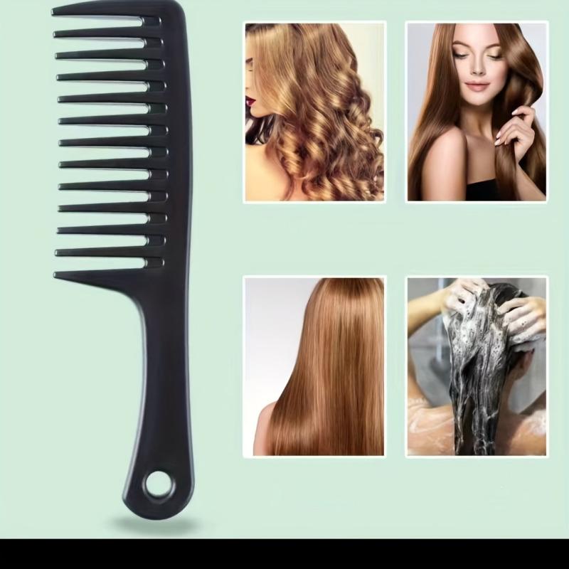 Wide Tooth Comb Anti static Hairdressing Plastic Comb Large Wide Tooth Comb