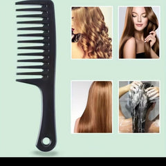 Wide Tooth Comb Anti static Hairdressing Plastic Comb Large Wide Tooth Comb