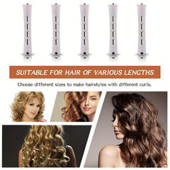 12pcs Heatless Hair Perm Rods Set Rollers Cold Rods Perming Curlers