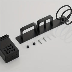 Wall Mounted Hair Dryer Holder Bathroom Organizer