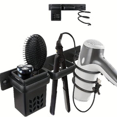 Wall Mounted Hair Dryer Holder Bathroom Organizer