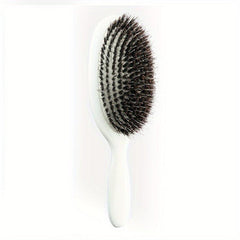 Boar Bristle Hairdressing Comb Paddle Scalp Massage Hair Comb