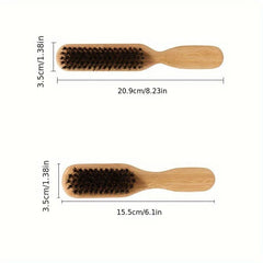 Boar Bristle Beard Brush Moustache Brush Hair Cleaning