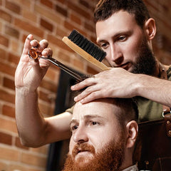 Boar Bristle Beard Brush Moustache Brush Hair Cleaning