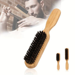 Boar Bristle Beard Brush Moustache Brush Hair Cleaning