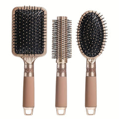 Hair Brush Set Anti Static Detangling Hairdressing Round Curling Brush