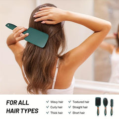 Hair Brush Set Anti Static Detangling Hairdressing Round Curling Brush