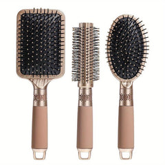 Hair Brush Set Anti Static Detangling Hairdressing Round Curling Brush