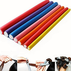 10pcs No Heat Hair Curlers Soft Foam Twist Curls Hair Styling Tool