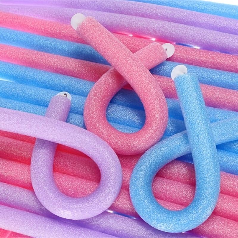 10pcs No Heat Hair Curlers Soft Foam Twist Curls Hair Styling Tool