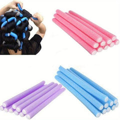 10pcs No Heat Hair Curlers Soft Foam Twist Curls Hair Styling Tool