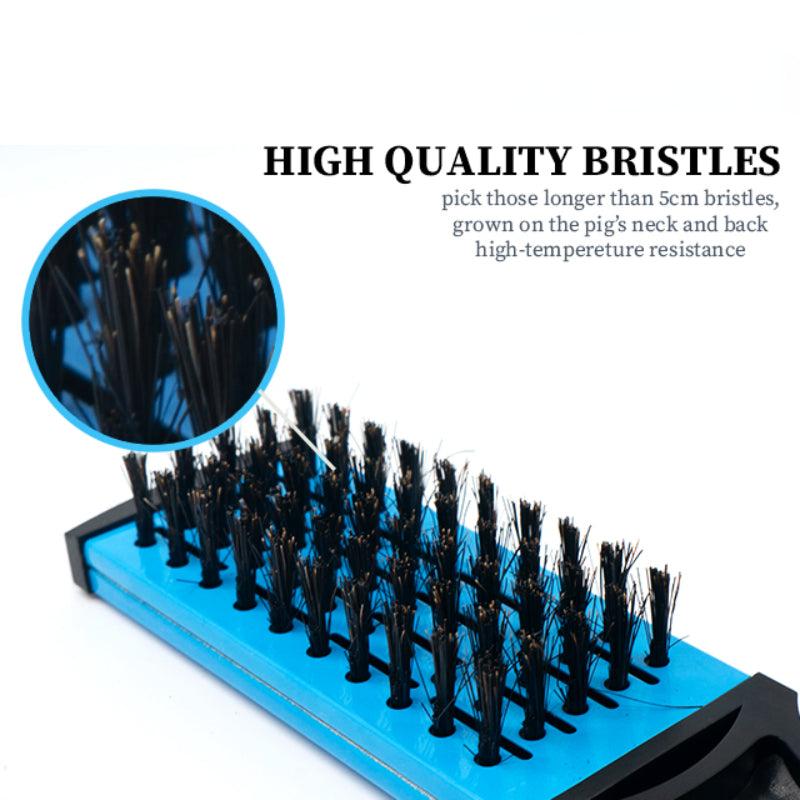 V Shape Hair Straightener Comb Flat Brush Ceramic With Nylon Bristles
