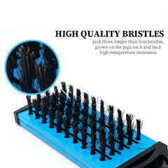 V Shape Hair Straightener Comb Flat Brush Ceramic With Nylon Bristles
